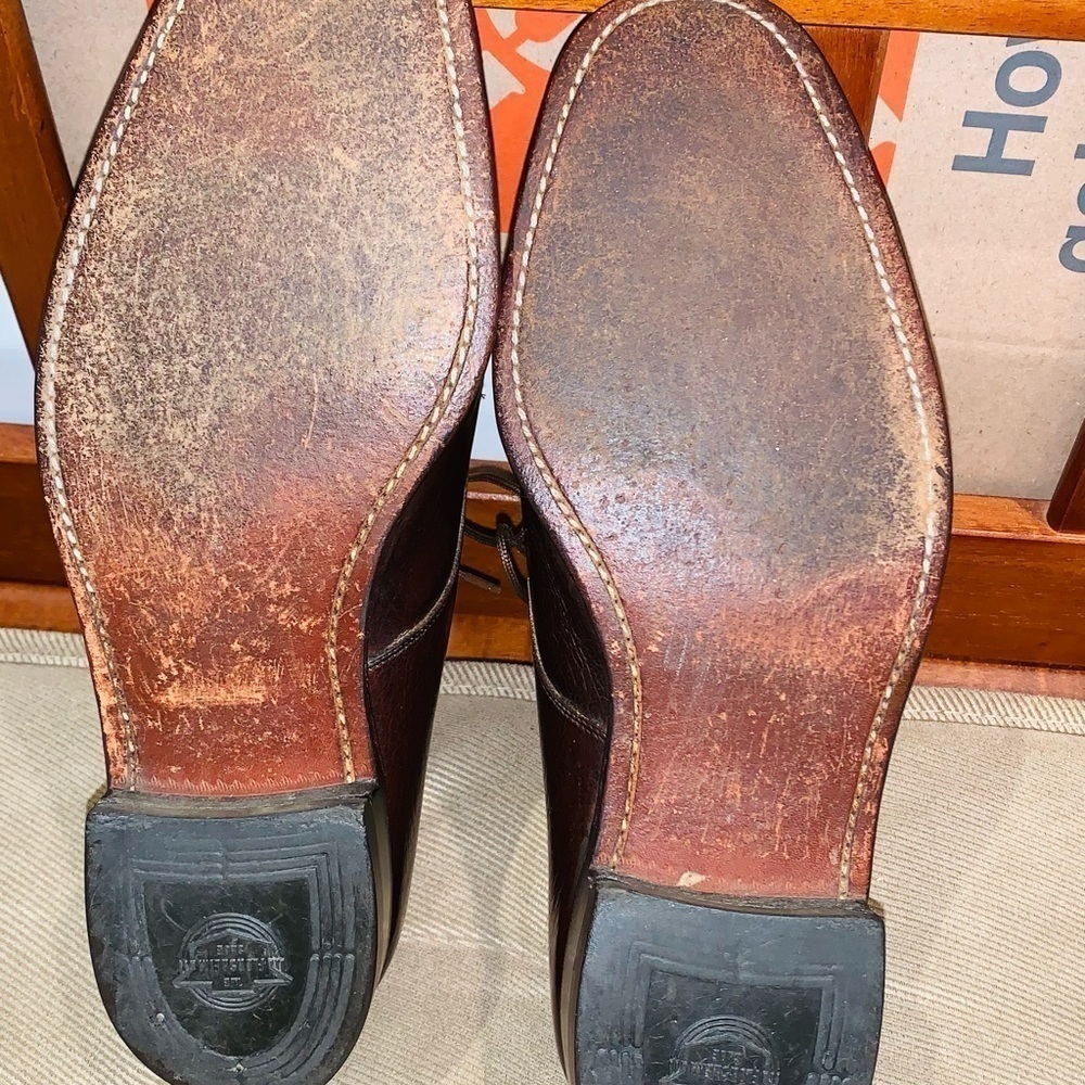 Florsheim Leather Plain Toe Derby. - Picture 5 of 16